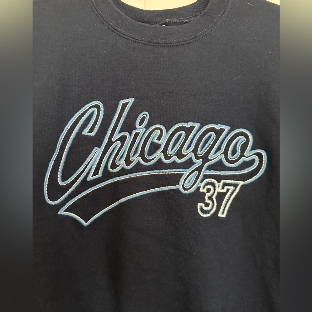 Blue Crewneck Sweatshirt Chicago 97 - Picture 2 of 4